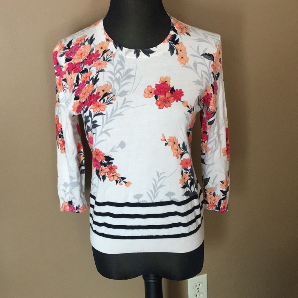 Floral sweater - Talbots
